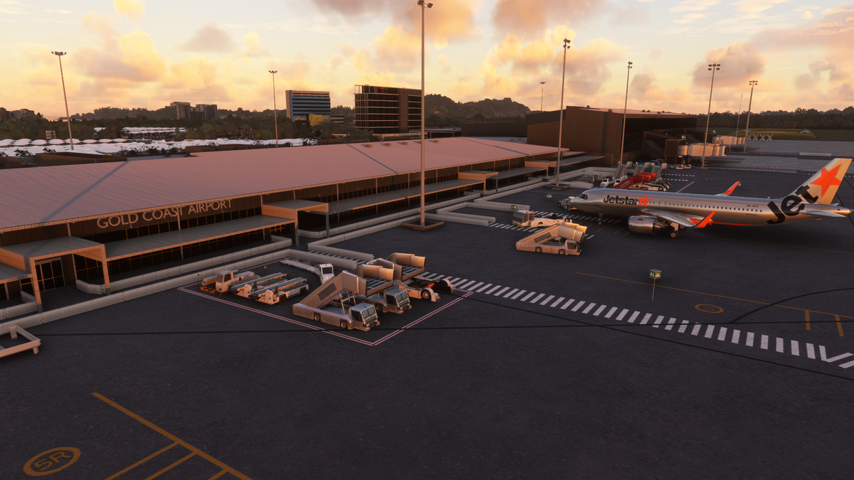 Ybcg Map Gold Coast International Airport(YBCG) – Prestige Simulations
